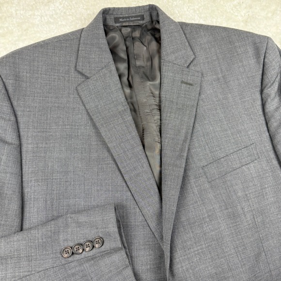 Lauren Ralph Lauren Other - Lauren Ralph Lauren Blazer Men 46R Grey 100% Wool Two Button Sport Coat